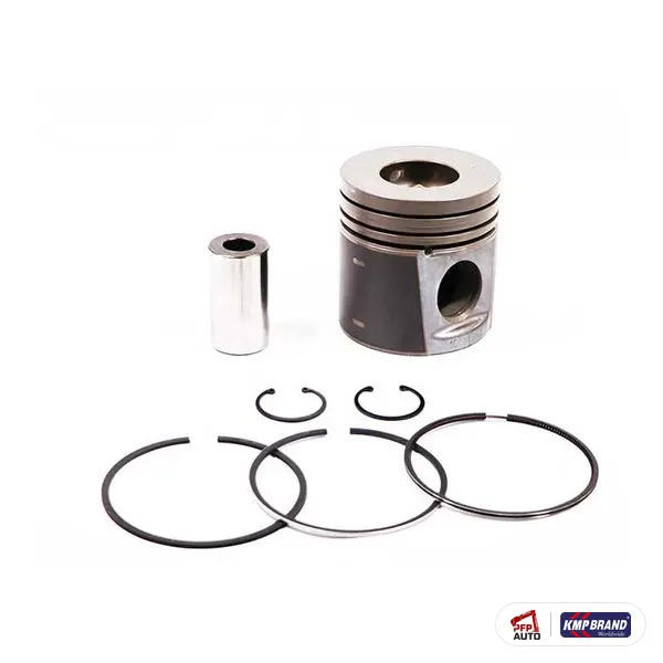 Kit piston cu bolț și segmenți .50 mm KMP Brand pentru JCB, cod 02/203205
