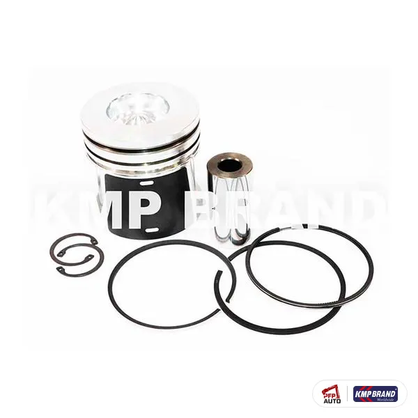 Kit piston cu bolț și segmenți .50 mm KMP Brand pentru JCB, cod 02/203221