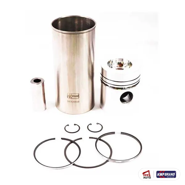 Kit piston, cămașă și segmenți KMP Brand, pentru Perkins, cod 11010448