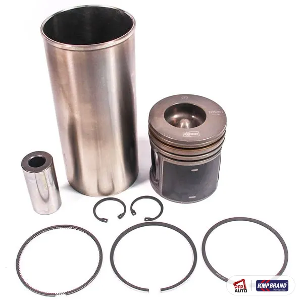 Kit piston, cămașă și segmenți KMP Brand, pentru Perkins, cod 11010659