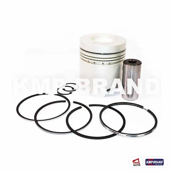 Piston cu bolț, siguranțe și segmenți 020 KMP Brand, pentru Ford New Holland, cod 12010187B