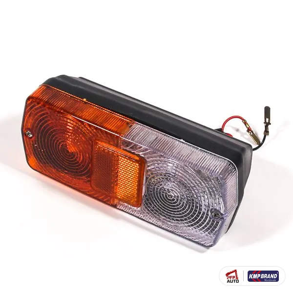Lampă aripă dreapta, portocaliu/alb KMP Brand, pentru Massey Ferguson, cod 1678990M91