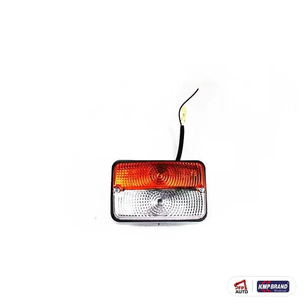 Lampă aripă față, portocaliu/alb, stânga/dreapta KMP Brand, pentru Massey Ferguson, cod 1695628M91