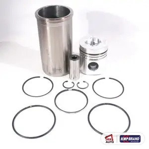 Kit piston, cămașă și segmenți, cu piston Alfin, pentru Case IH, cod 1806470C91