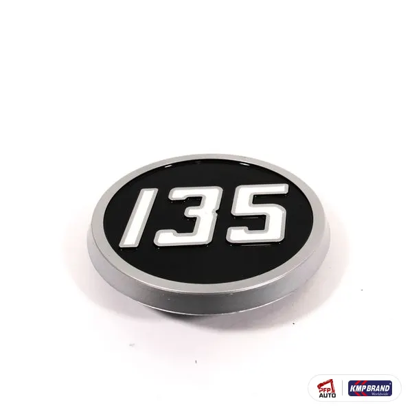 Emblemă medalion MF135 (plastic) KMP Brand pentru Massey Ferguson, cod 1865460M1