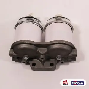 Filtru primar combustibil complet (filtru dublu și pahare de sticlă) pentru Perkins, cod 2656820