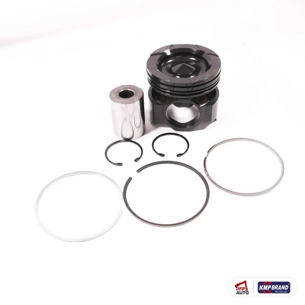 Piston cu bolț, siguranțe și segmenți KMP Brand, pentru Cummins®, cod 2882120