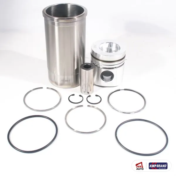 Kit piston, cămașă și segmenți KMP Brand, pentru Case IH, cod 3218915R95