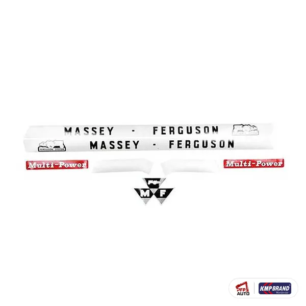 Set embleme MF135/148 KMP Brand pentru Massey Ferguson, cod 3406972M91
