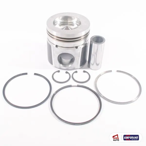 Piston cu bolț, siguranțe și segmenți KMP Brand, pentru Cummins®, cod 3800756