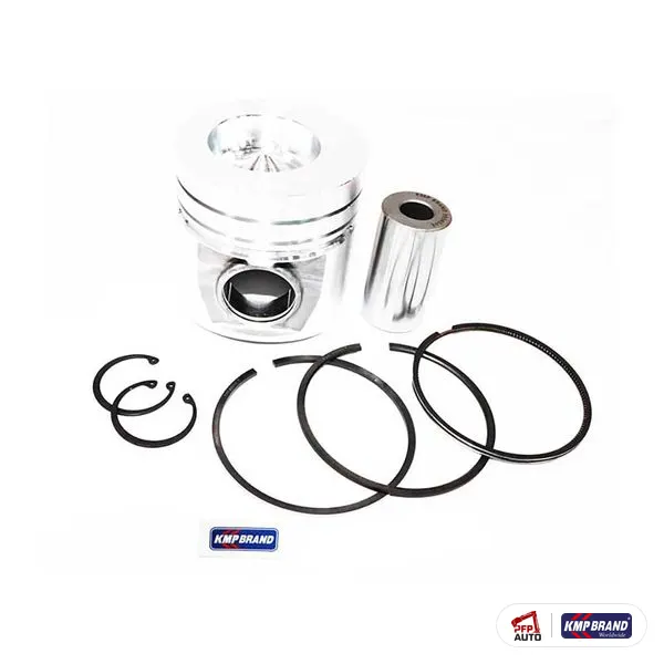 Piston cu bolț, siguranțe și segmenți KMP Brand, pentru Cummins®, cod 3802060