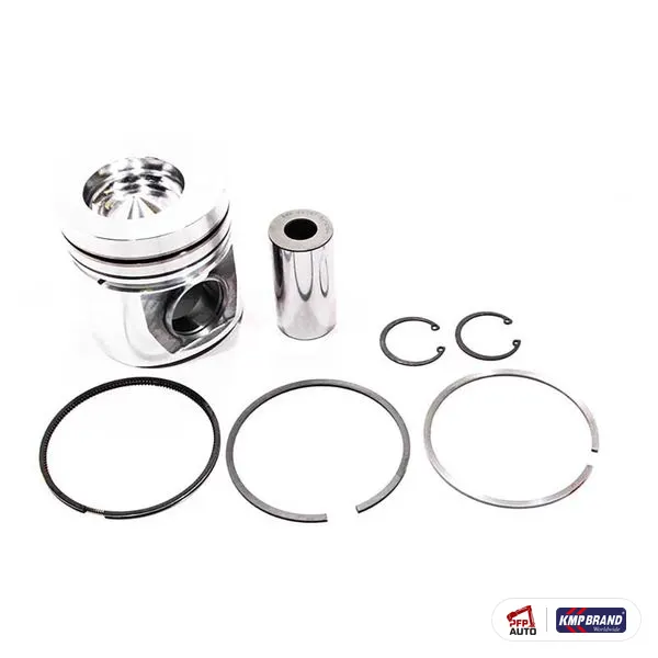 Piston cu bolț, siguranțe și segmenți KMP Brand, pentru Cummins®, cod 3802160