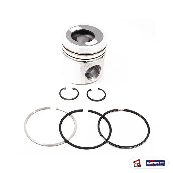 Piston cu bolț, siguranțe și segmenți KMP Brand, pentru Cummins®, cod 3802251
