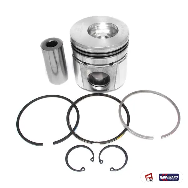 Piston cu bolț, siguranțe și segmenți 0.50 mm KMP Brand, pentru Cummins®, cod 3802758
