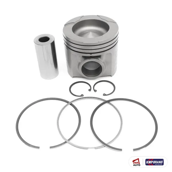 Piston cu bolț, siguranțe și segmenți KMP Brand, pentru Cummins®, cod 3804710
