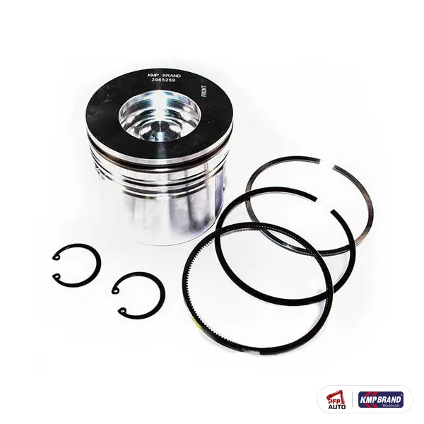 Piston cu siguranțe și segmenți 0.50 mm KMP Brand pentru Cummins®, cod 4089620