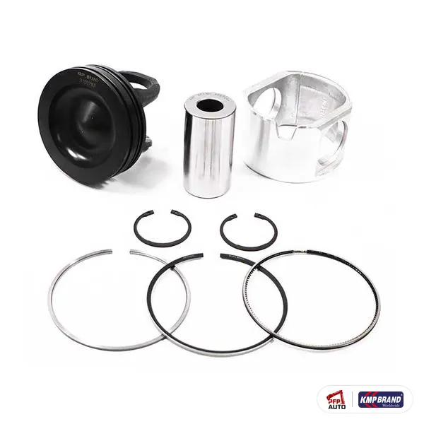 Piston cu bolț, siguranțe și segmenți STD KMP Brand, pentru Cummins®, cod 4089865