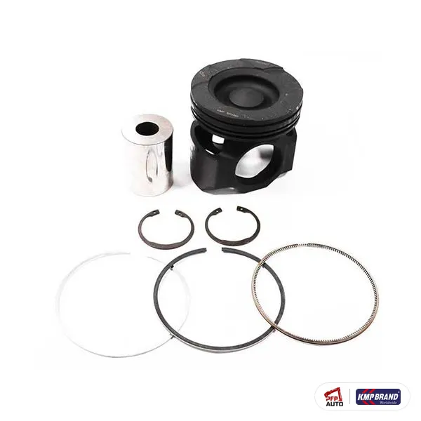 Piston cu bolț, siguranțe și segmenți KMP Brand, pentru Cummins®, cod 4089898