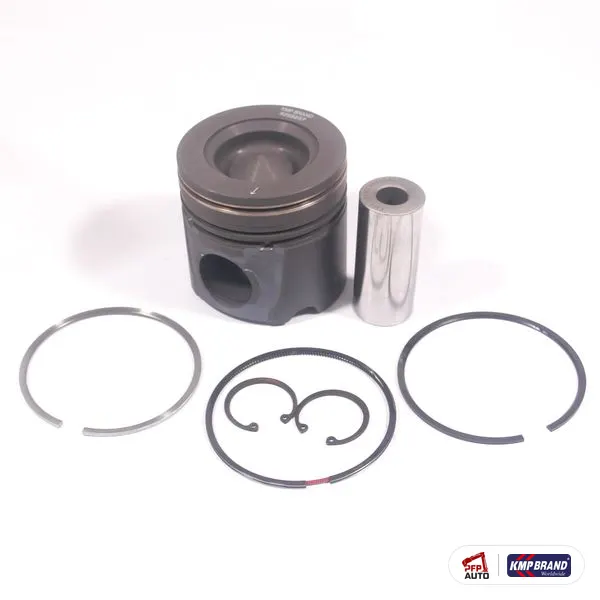 Piston cu bolț, siguranțe și segmenți KMP Brand, pentru Cummins®, cod 4376335