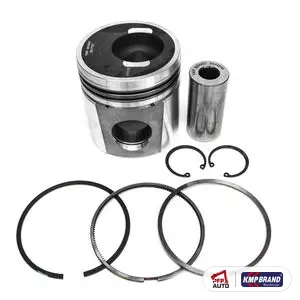 Piston cu bolț, siguranțe și segmenți, pentru Komatsu®, cod 6743-31-2101