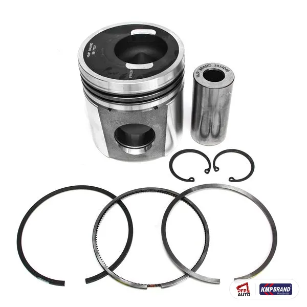 Piston cu bolț, siguranțe și segmenți KMP Brand, pentru Komatsu®, cod 6743-31-2101