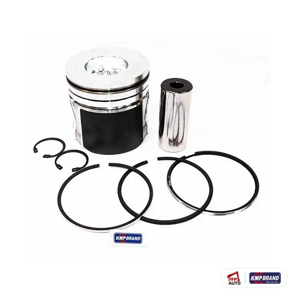 Piston cu bolț, siguranțe și segmenți KMP Brand, pentru Ford New Holland, cod 87802364