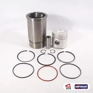 Kit piston, cămașă și segmenți, cămașă cu canale, pentru John Deere®, cod B1130