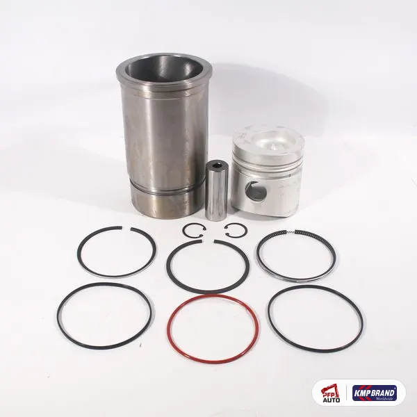 Kit piston, cămașă și segmenți, cămașă cu canale KMP Brand, pentru John Deere®, cod B1130