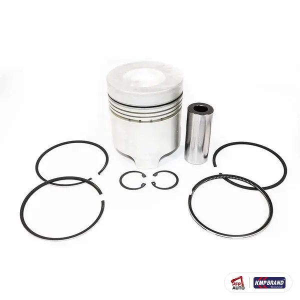 Piston cu bolț, siguranțe și segmenți 4.4 (lung) KMP Brand, pentru Ford New Holland, cod EDPN6102A