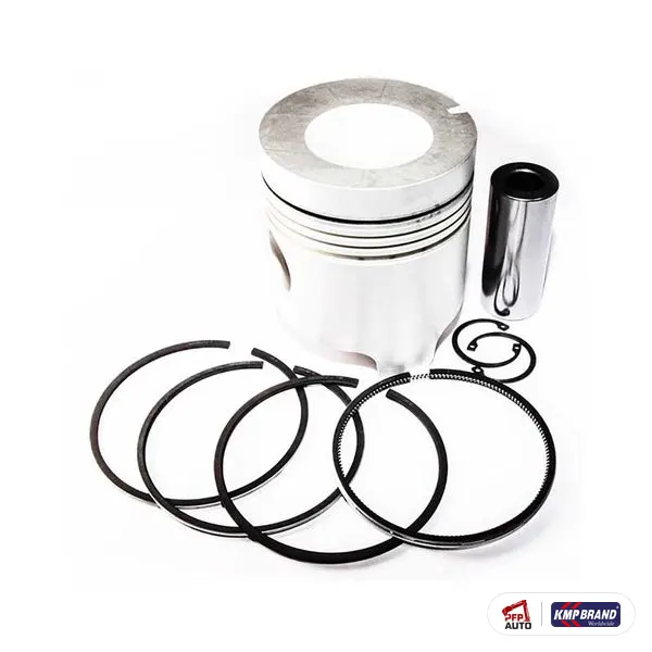 Piston cu bolț, siguranțe și segmenți 4.4 (scurt) KMP Brand, pentru Ford New Holland, cod F2NN6K100DA