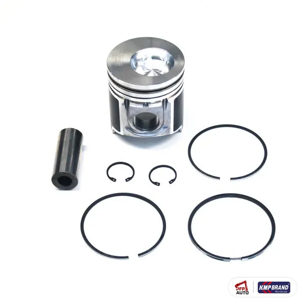 Piston cu bolț, siguranțe și segmenți KMP Brand, pentru Ford New Holland, cod F2NN6K100MB