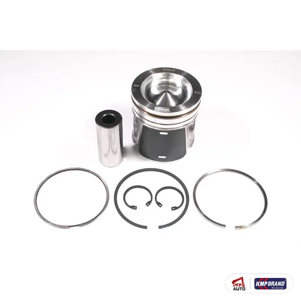 Piston cu bolț, siguranțe și segmenți 0.50 mm KMP Brand, pentru CAT®, cod KM2062
