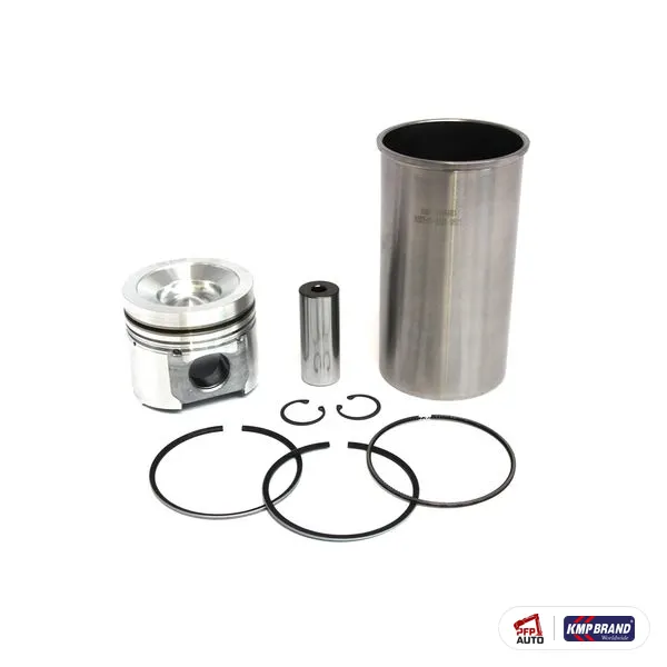 Kit piston, cămașă și segmenți KMP Brand, pentru Komatsu®, cod KMP6276