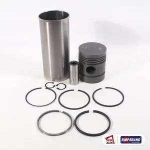 Kit piston, cămașă și segmenți, din fontă, pentru Perkins, cod U5MK0033